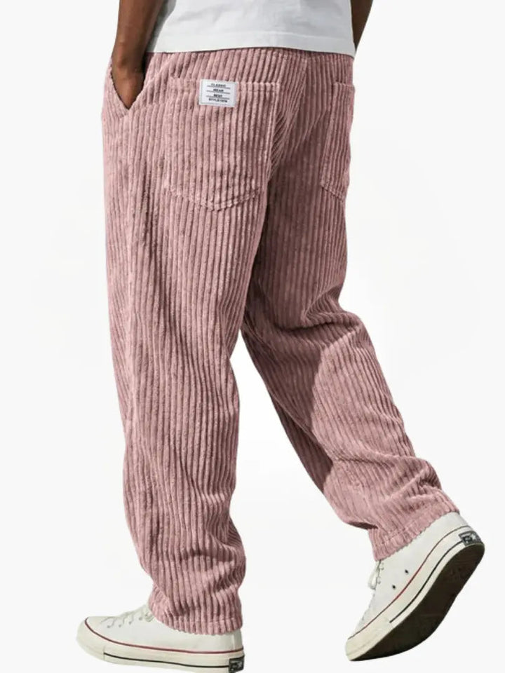 Weston | Men's Corduroy Trousers with Elastic Waistband