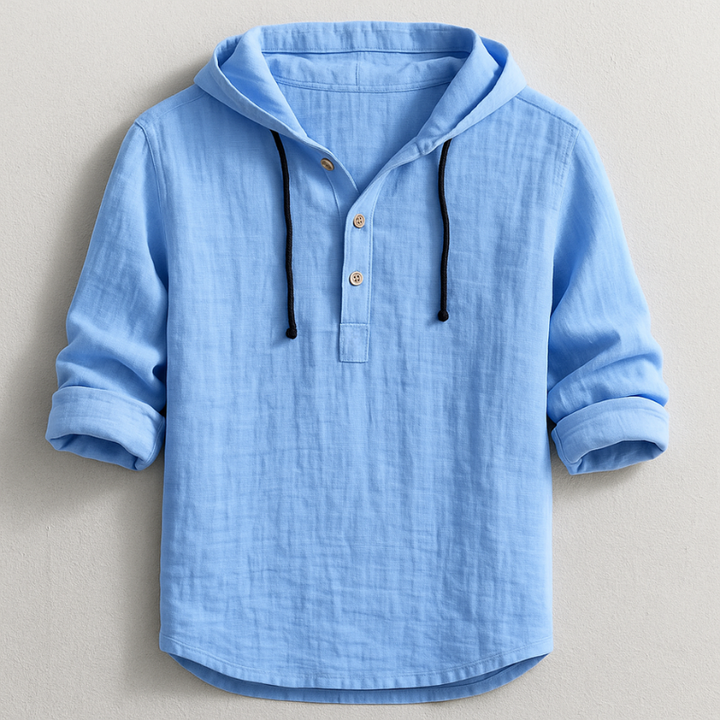 Rex | Linen Hooded Shirt