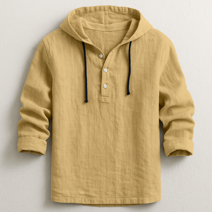 Rex | Linen Hooded Shirt