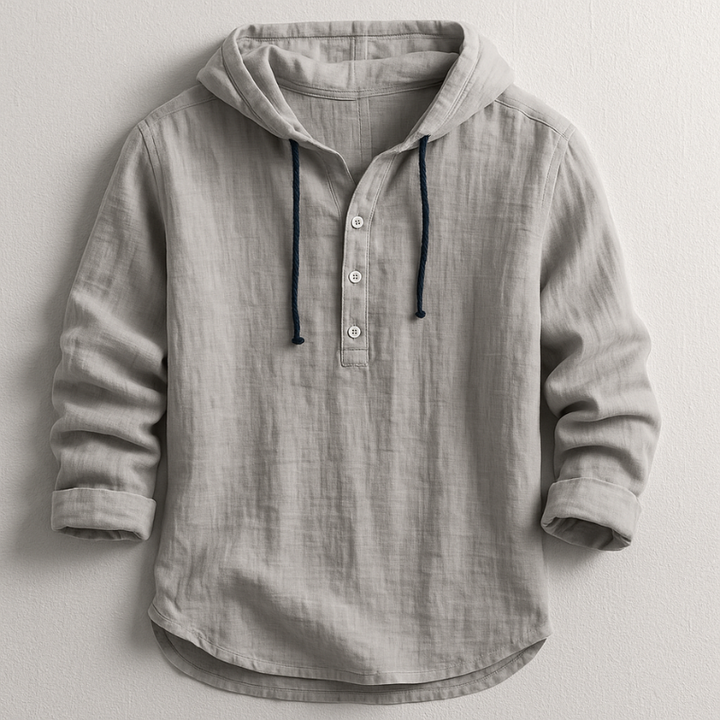 Rex | Linen Hooded Shirt