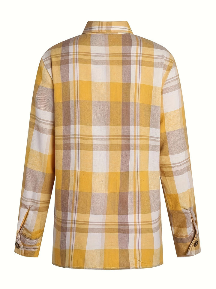 Odette | Gingham Long-Sleeve Summer Shirt