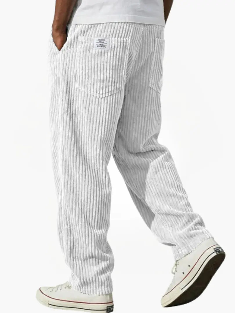 Weston | Men's Corduroy Trousers with Elastic Waistband
