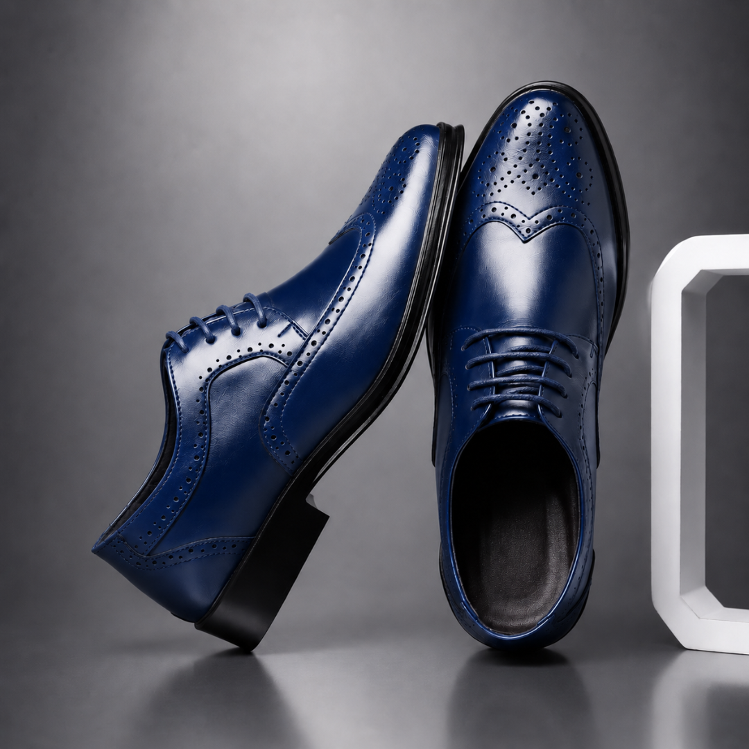 Lucas | Brogue Oxford Dress Shoes with Timeless Style