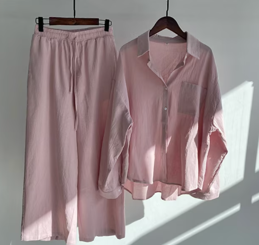 Vivianne | Soft Cotton-Linen Summer Set