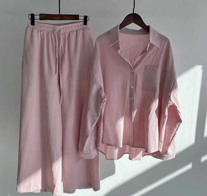 Vivianne | Soft Cotton-Linen Summer Set