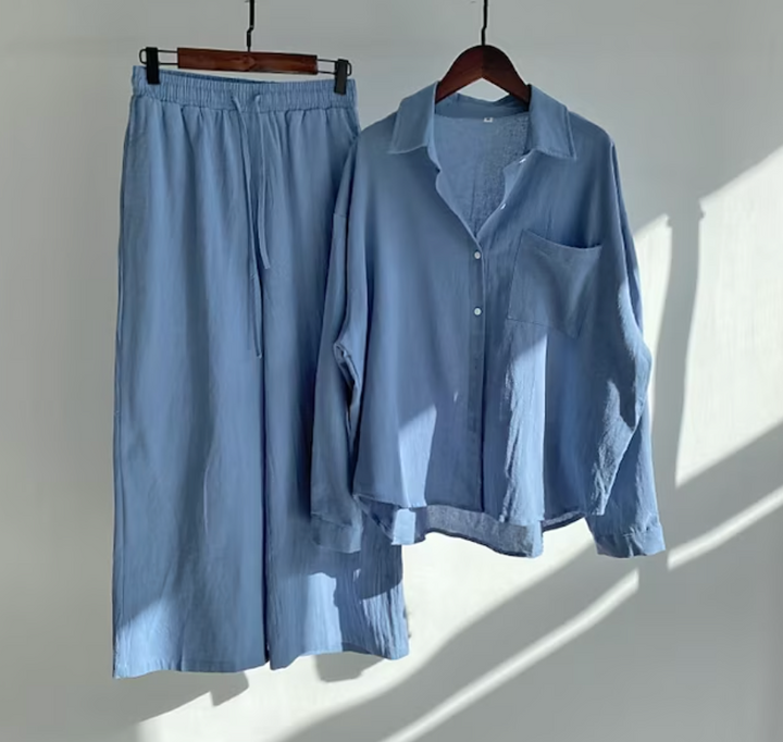 Vivianne | Soft Cotton-Linen Summer Set