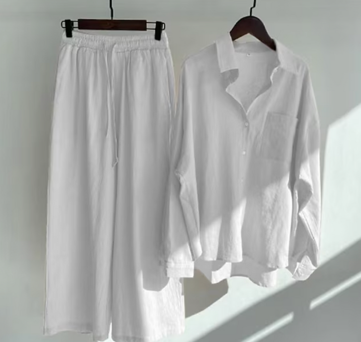 Vivianne | Soft Cotton-Linen Summer Set