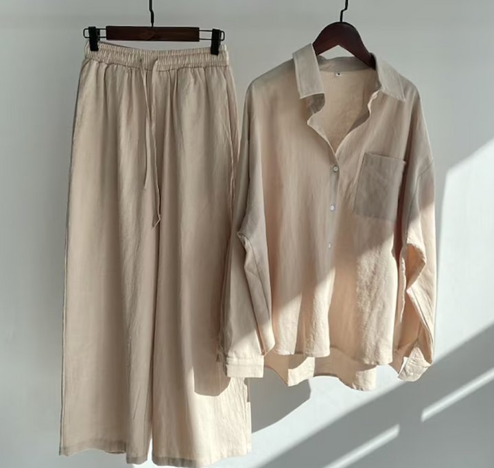 Vivianne | Soft Cotton-Linen Summer Set