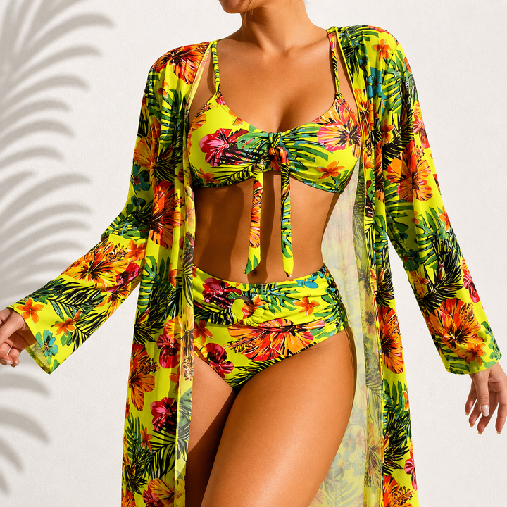 Marisol | Tropical Print Bikini Set