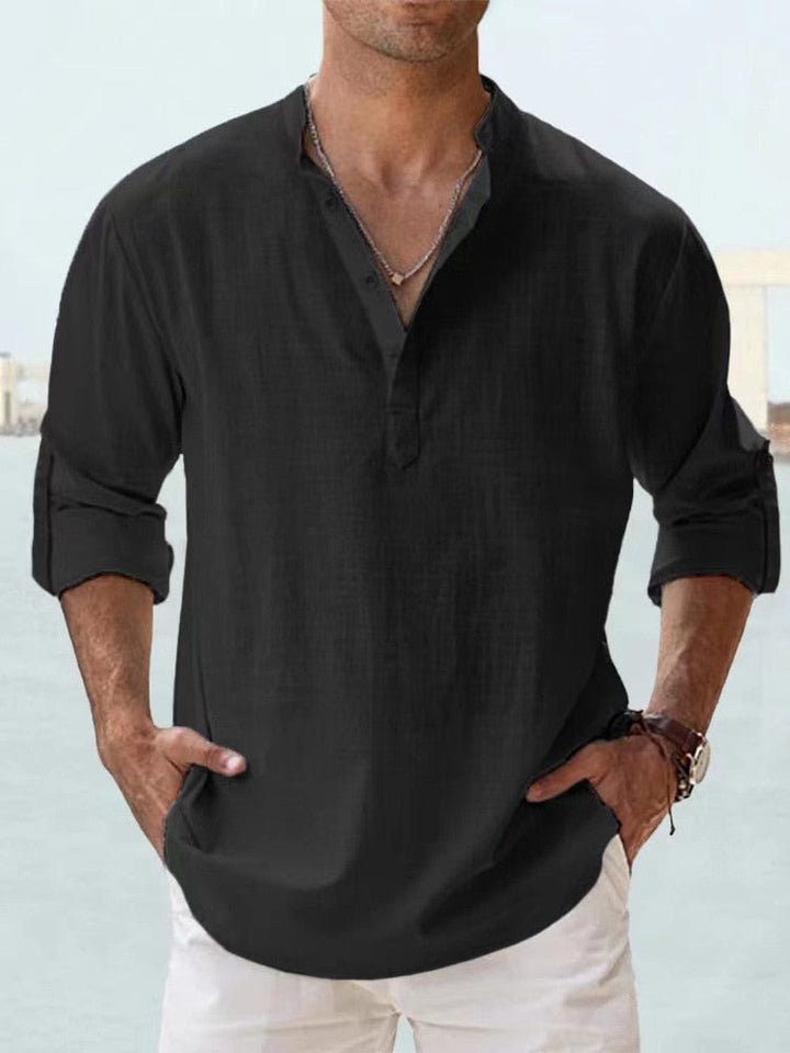 Marcus | Breathable Linen Shirt