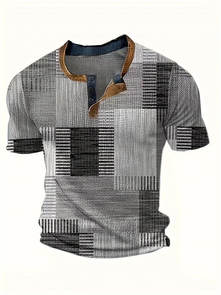 Lucas | Patchwork Casual T-Shirt