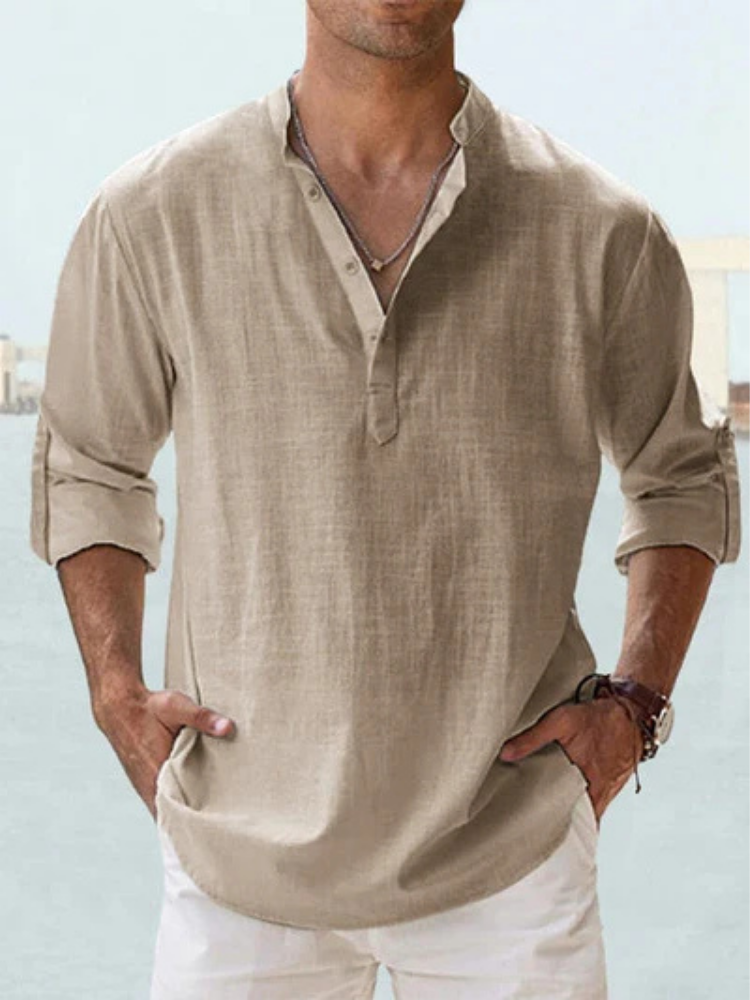 Marcus | Breathable Linen Shirt