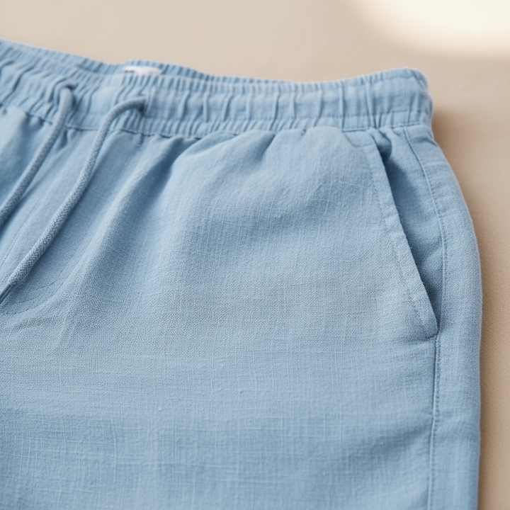 Beckett | Men's Summer Cotton Linen Shorts