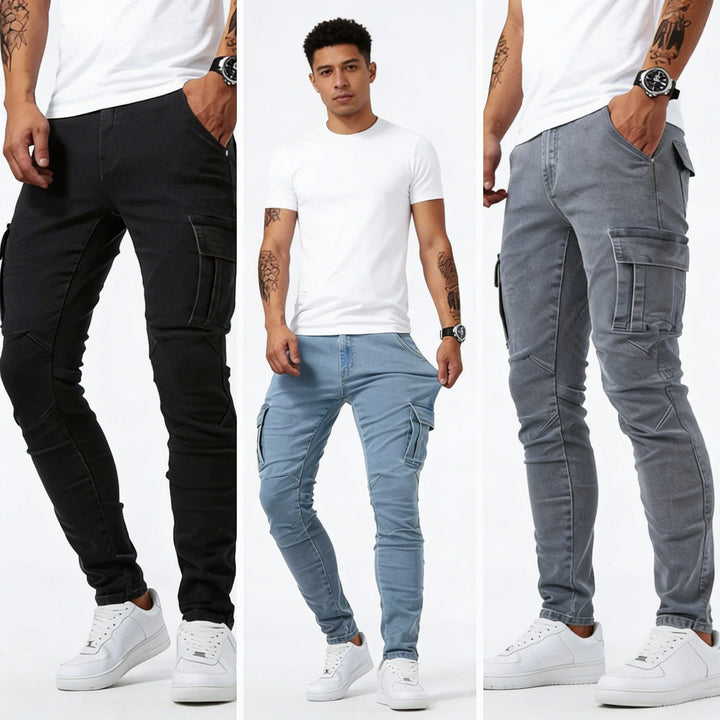 Brent | Modern Cargo Denim Jeans