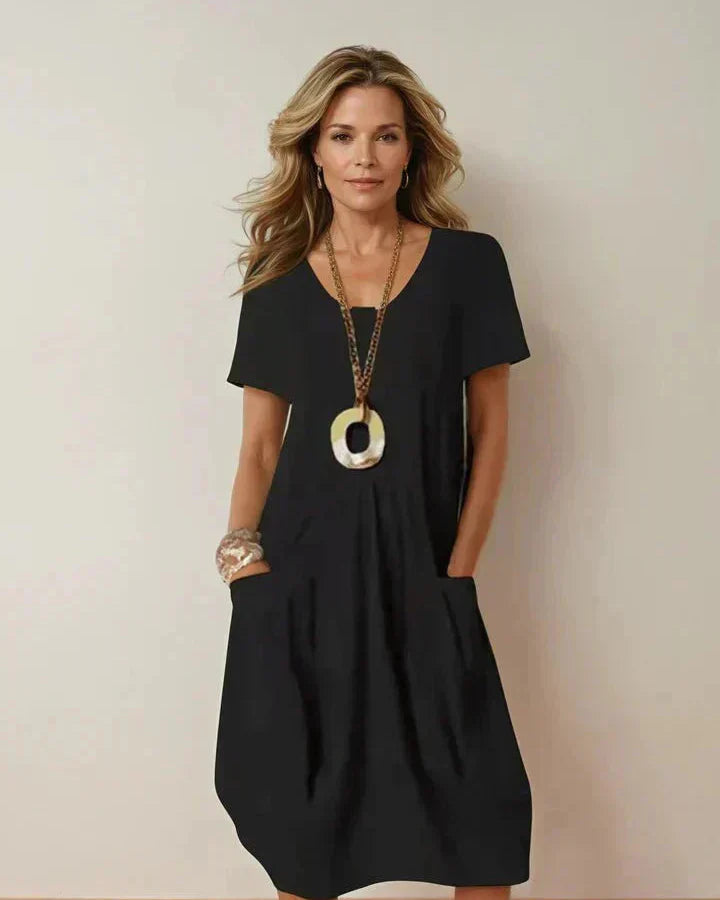 Kwani | Soft-Line Casual Dress
