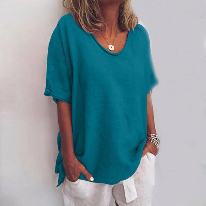 Rosalie | Relaxed Fit Cotton Tee